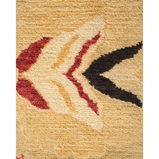 Traditional Mogul Collection Hand-Knotted Area Rug - Brown 12' 0" x 18' 6" For Sale - Image 3 of 9