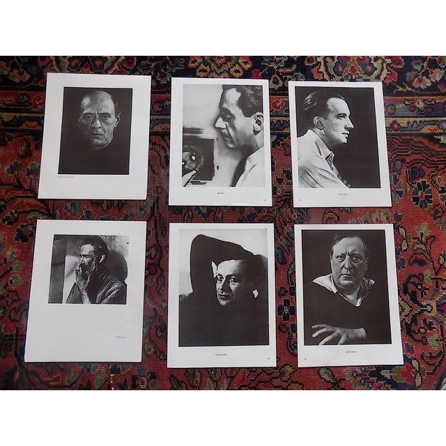 Vintage Man Ray 20th C. Photographic Prints of World Famous Giants of Literature and Art - Set of 6 For Sale In Cincinnati - Image 6 of 11