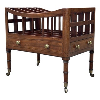 Antique George III Mahogany Canterbury, 1790 For Sale