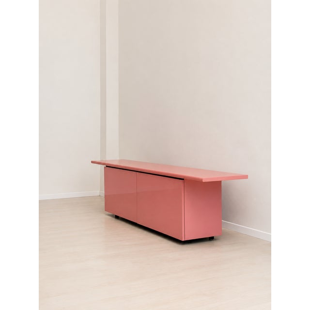 Sheraton-Style Low Sideboard by Giotto Stoppino and Ludovico Acerbis for Acerbis, 1970s For Sale - Image 6 of 7