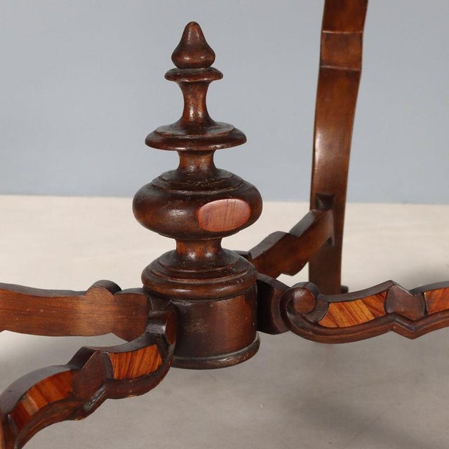 Umbertino Biscuit Table in Mahogany For Sale - Image 4 of 8