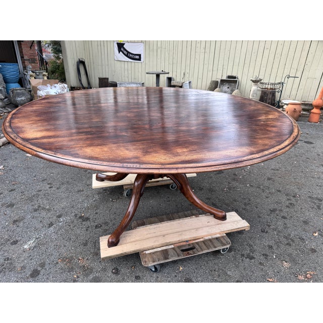 English Round 72" Dining Table For Sale - Image 10 of 10