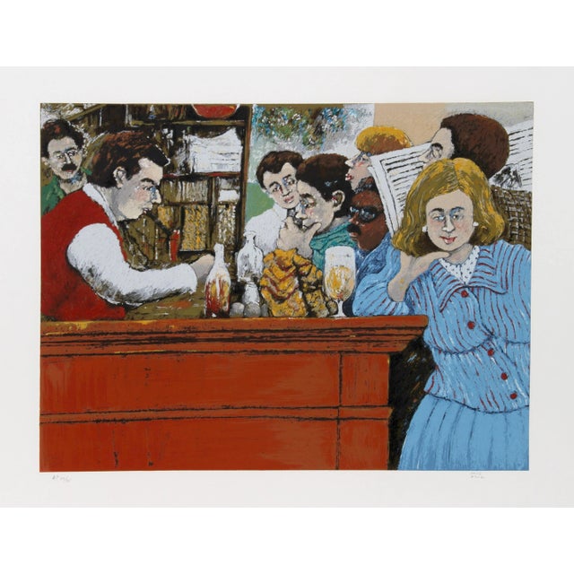 Modern David Azuz, the Select Montparnasse, Lithograph For Sale - Image 3 of 3