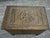 Mid 20th Century English Press Minted Brass Pub/Tavern Scene Wood Kindling Storage Box on Stand For Sale - Image 4 of 17