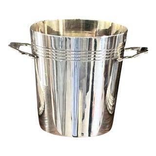 1940s SilverPlate Wine Ice Bucket Champagne For Sale