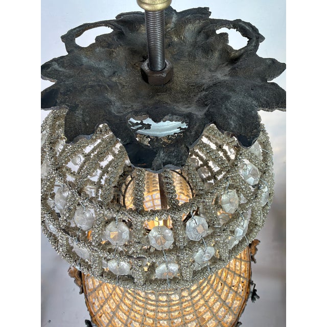 Metal Crystal Chandelier from Casa Padrino, 2000s For Sale - Image 7 of 9