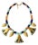Metropolitan Museum of Art Gold Tone and Glass Museum Collection Beaded Necklace For Sale