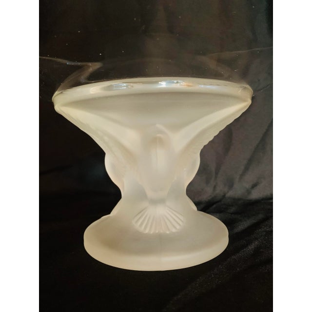 Mid 20th Century Sasaki Crystal "Wings" Centerpiece/Compote Bowl For Sale In Los Angeles - Image 6 of 12