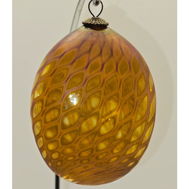 Craig Zweifel – Signed Iridescent Glass Ornament Handblown Glass | Signed by the Artist | Pristine Condition Renowned...