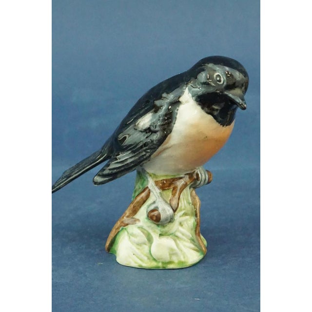 20th Century Ceramic Goldfinch and Stonechat Birds from Beswick, England, 1900s, Set of 2 For Sale - Image 8 of 18