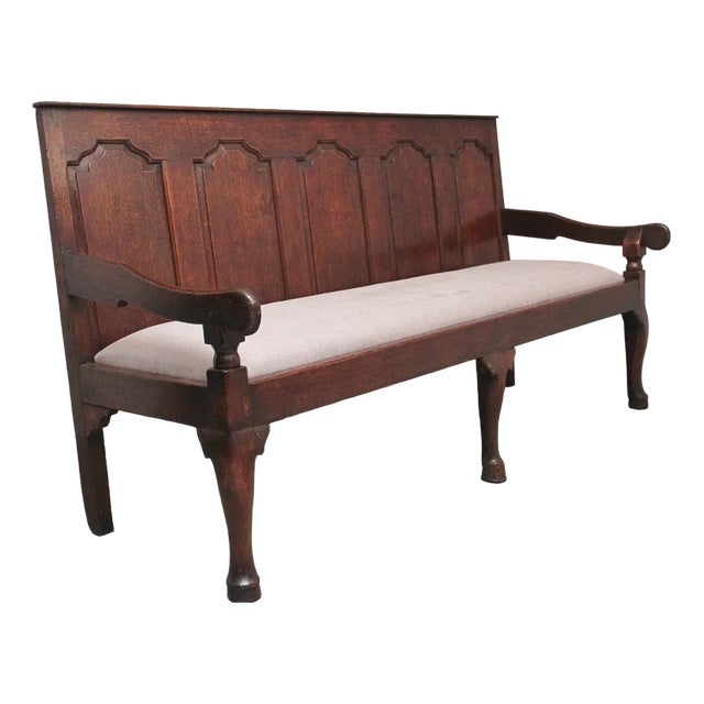 18th Century Oak Settle, 1780s For Sale