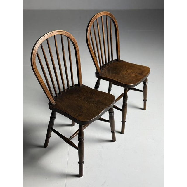 Windsor Chairs, 1960s, Set of 4 For Sale - Image 9 of 18