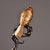Late 19th Century Gilt Bronze Bird Brush Rest, 500g, Sculptural Stand For Sale - Image 4 of 8