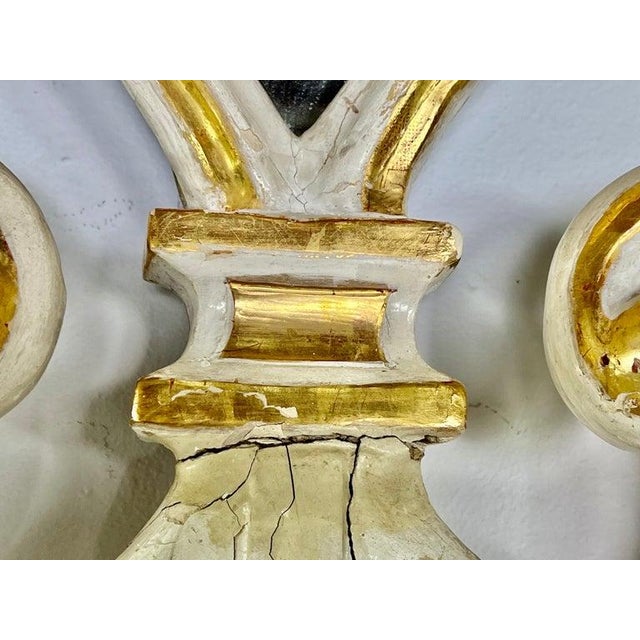 19th Century Carved Architectural Element With Gold Leaf Details For Sale - Image 13 of 18