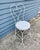 Vintage Twisted Wrought Iron Hear Back Ice Cream Parlor Chair Perfect for any deck, garden, or patio Ships for $195 along...