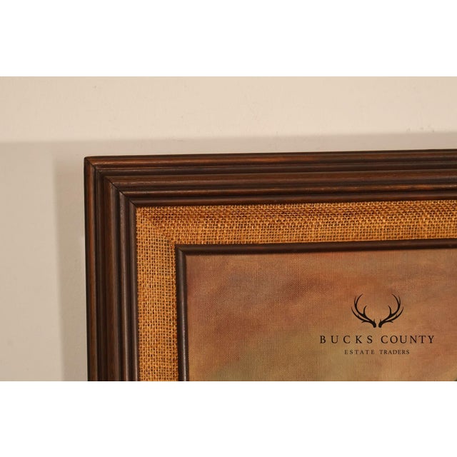 Framed Native American Portrait Painting Signed Wil Hamond 1981 "Lone Hawk" For Sale - Image 15 of 18