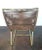 Gold Pair of Sleigh Chairs in the Style of Walter Lamb, U.S.A. 1950s For Sale - Image 8 of 8