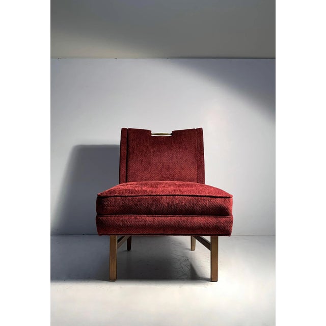 Mid 20th Century Harvey Probber Side Chairs with Cast Brass Handles - A Pair For Sale - Image 5 of 12