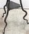 Modern Wrought Iron & Slate Two-Tier Side Table, in the Style of Albert Paley For Sale - Image 13 of 14
