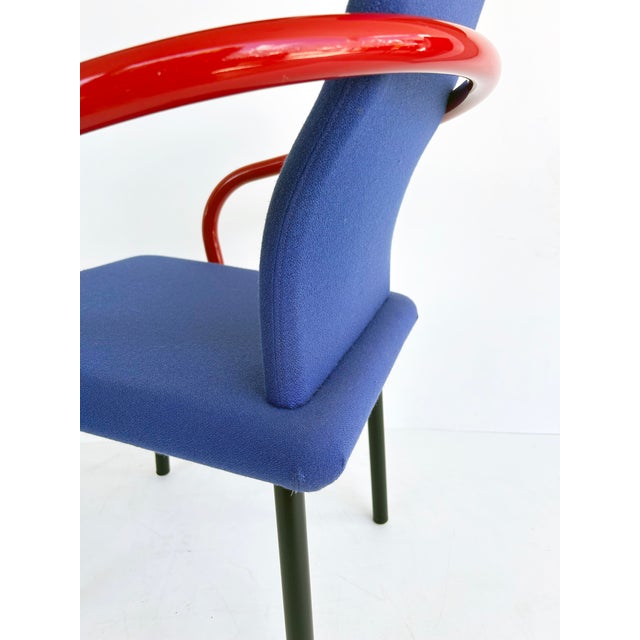 Knoll Ettore Sottsass "Mandarin" Post-Modern Dining Chairs, Set of 6 For Sale In Miami - Image 6 of 18