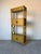 1980s Vintage Mustard Yellow Bent Rattan Bookcase Cabinet For Sale - Image 5 of 12