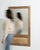 19th Century 19th Century French Painted Wood Trumeau Wall Mirror France 19th Century For Sale - Image 5 of 8