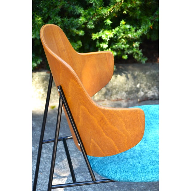 Blue Danish Modern Penguin Lounge Chair Designed by Ib Kofod-Larsen for Selig For Sale - Image 8 of 15
