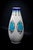 1920s Art Deco Vase in Glazed Crackled Earthenware with Blue Flowers by Maurice Dufrene for Keramis, La Louviere, Belgium, 1920s For Sale - Image 5 of 15