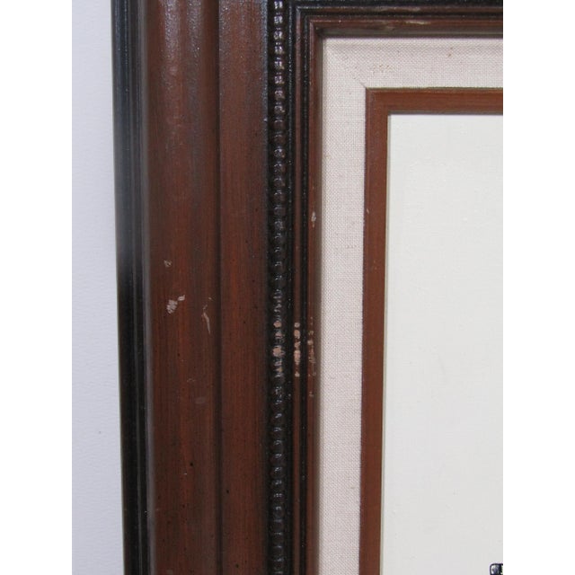 Carrington Collection Serigraph Oil Painting on Canvas, 1933 Chrysler, Framed For Sale - Image 9 of 9