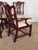 Set of 8 Maitland Smith Mahogany Chinese Chippendale Medallion Dining Chairs For Sale - Image 15 of 16