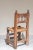 First Half of the 20th Century Spanish Rustic Hand-Carved Chair with Cattail Seat, Spain, 1890s For Sale - Image 9 of 11