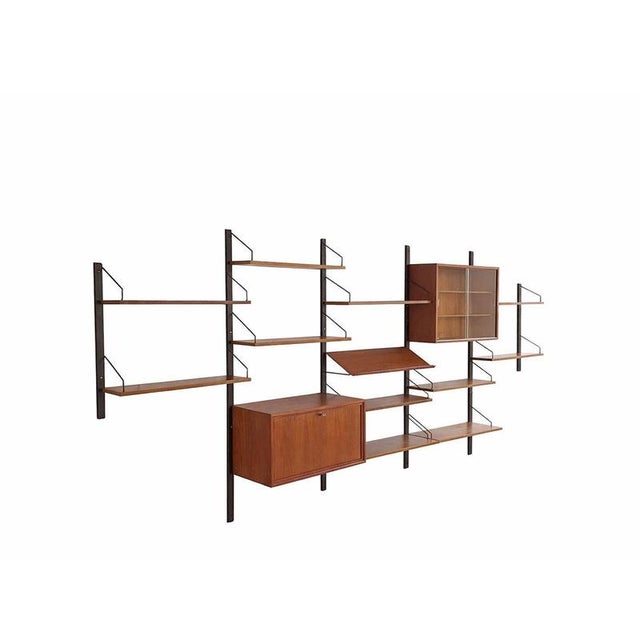 Poul Cadovius Vintage Royal System Wall Unit by Poul Cadovius, Denmark, 1960s For Sale - Image 4 of 14
