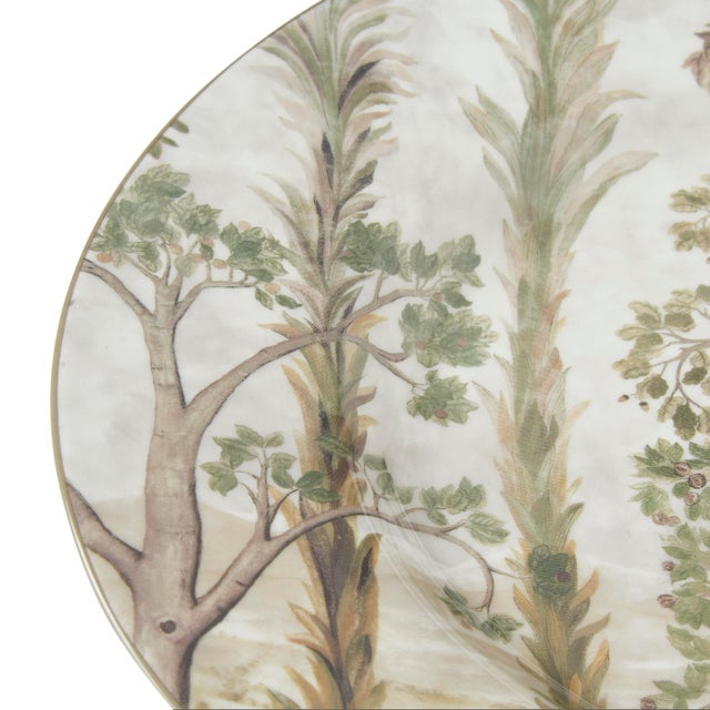 2020s Spode Kit Kemp Tall Trees Oval Platter 14" For Sale - Image 5 of 5