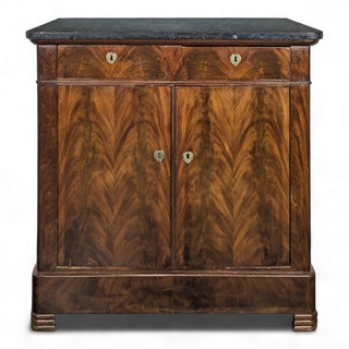 Louis Philippe Buffet in Flamed Mahogany For Sale