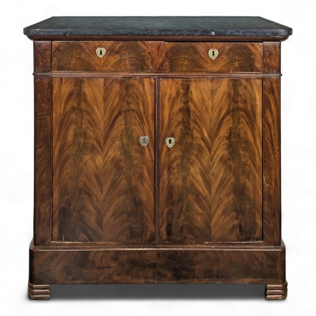 Louis Philippe Buffet in Flamed Mahogany For Sale