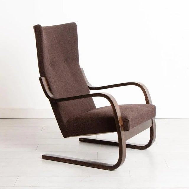 Textile Model 401 Cantilever Chair by Alvar Aalto, 1930s For Sale - Image 7 of 7