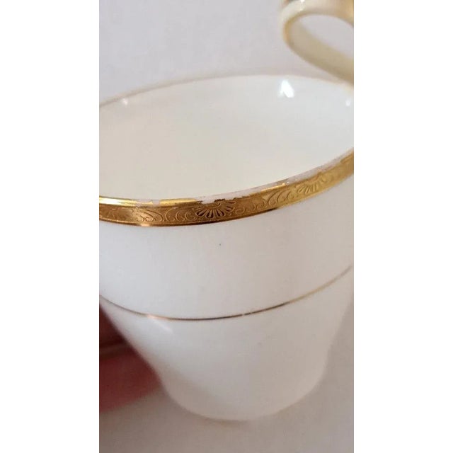 Circa 1910 Minton H969 for Burley & Co Gold Encrusted Demitasse & Tea Cups With Saucers- 12 Pieces For Sale - Image 12 of 12