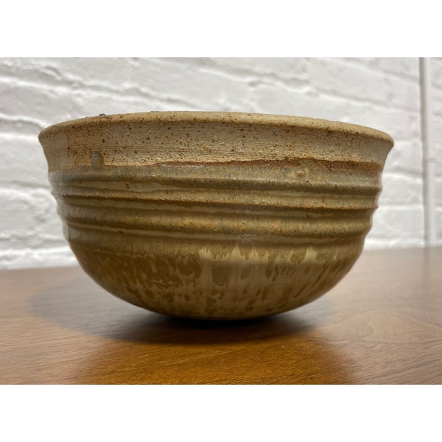 Mid Century Modern Vintage Studio Pottery Bowl, C. 1960's For Sale In New York - Image 6 of 8
