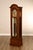Traditional Herschede Burl Wood Five Tube Grandfather Clock For Sale - Image 3 of 18