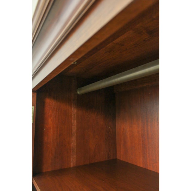 Custom Made Solid Tiger Maple Bedroom Armoire Chifferobe Chairish