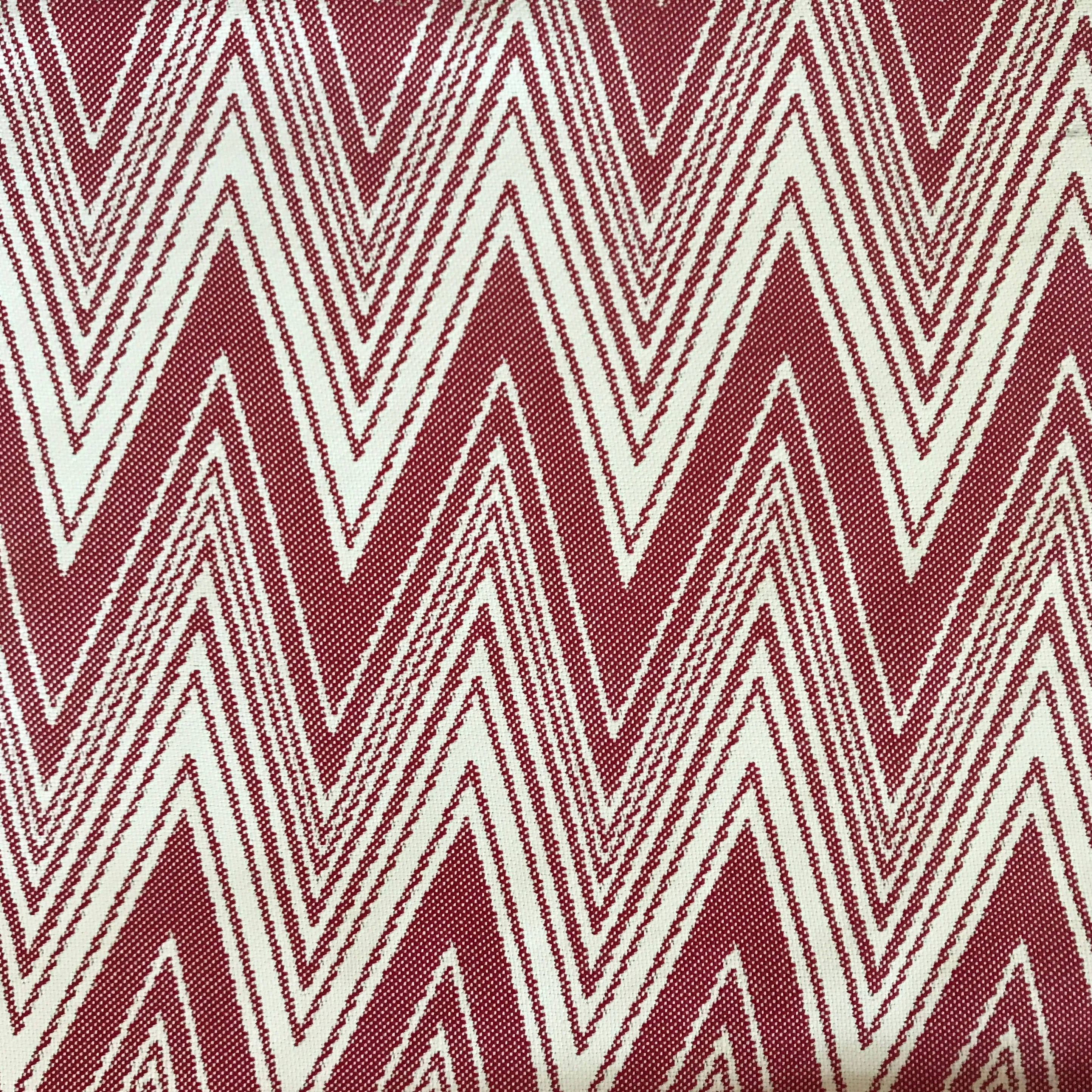 Brunschwig and Fils "On Point" Hunting Toile in Red and Cream With Red Cord-Pillows- a Pair