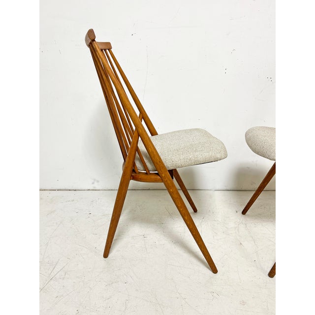 Mid-Century Modern C. 1950s Thea Leonard for Nässjö Stolfabrik, Sweden Flamingo Chairs - A Pair For Sale - Image 3 of 9