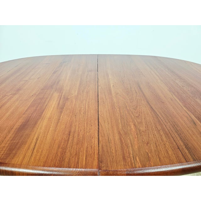 1980s Mid-Century Extendable Table in Teak S. Burchardt-Nielsen, Denmark, 1980s For Sale - Image 5 of 18