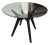West Elm Jensen Round Glass Dining Table, 40 Inch For Sale