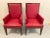 Holly Hunt 1980s Red Leather Dinning Chairs Set of 8 For Sale - Image 9 of 13
