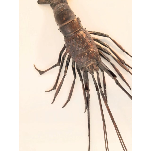 Edo Okimono Bronze Reticulated Rock Lobsters Signed For Sale - Image 9 of 13