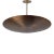 Large Raul Reyes 'Rey 26' Perforated Patinated Brass Dome Chandelier For Sale