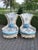 Turquoise 1970 Louis XVI White Beech Turquoise Lounge Chairs-Pair For Sale - Image 8 of 12