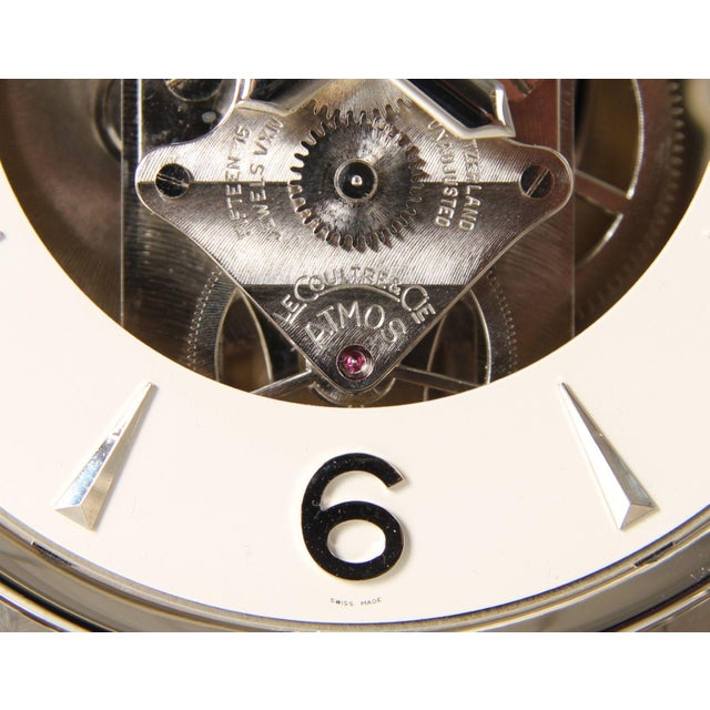 Nickel Plated Atmos Clock from Jaeger Lecoultre, 1956 For Sale - Image 4 of 13