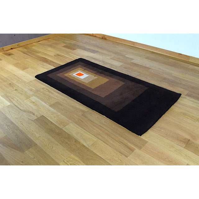 Vintage Modernist Rug by Ewald Kröner, 1970s For Sale - Image 4 of 7